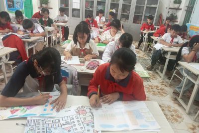 Bài vẽ tranh: “Ngôi nhà mơ ước” năm 2026.