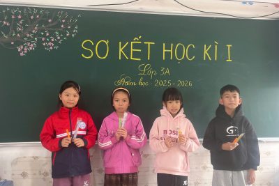 BÀI VIẾT SƠ KẾT HỌC KÌ I LỚP 3A Năm học: 2025- 2026