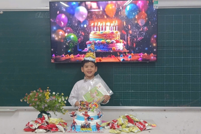 CHÚC MỪNG SINH NHẬT CÁC BẠN NHỎ THÁNG 3 – LỚP 1B