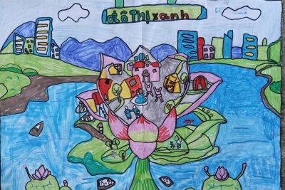 Bài vẽ tranh: “Ngôi nhà mơ ước” năm 2026.